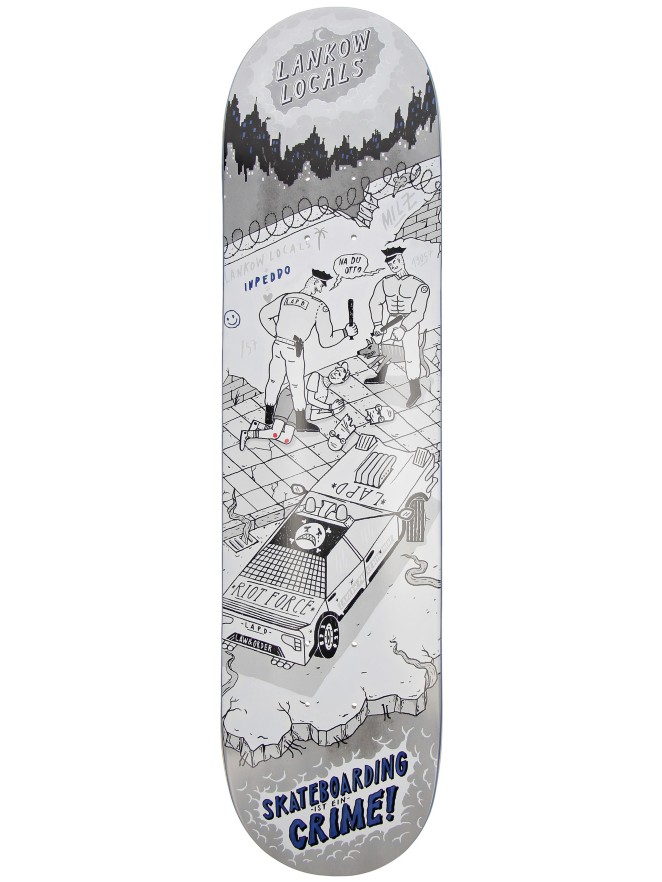 Inpeddo It's A Crime 7.75″ Skateboard Deck