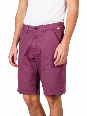 REELL Flex Grip Chino Shorts violet