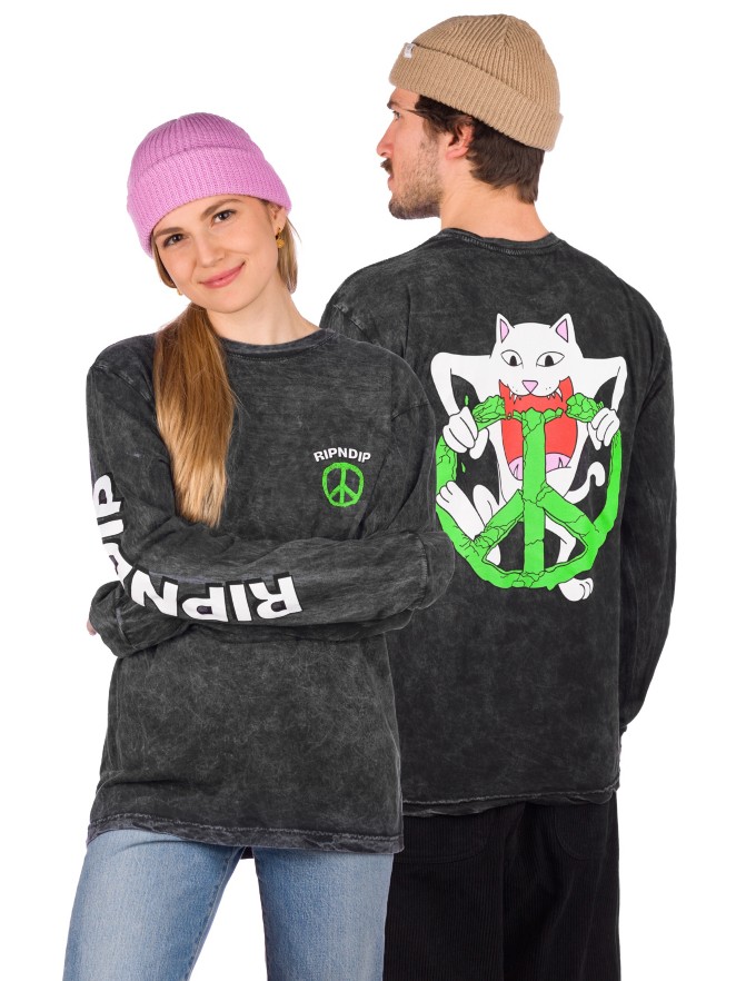 RIPNDIP Peace No Love Pitkähihainen