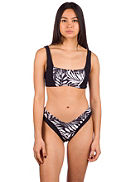 Party Palm Rib Bralette Bikini top