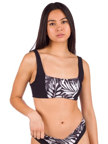 Hurley Party Palm Rib Bralette Bikini Top