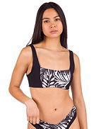 Party Palm Rib Bralette Bikini Top