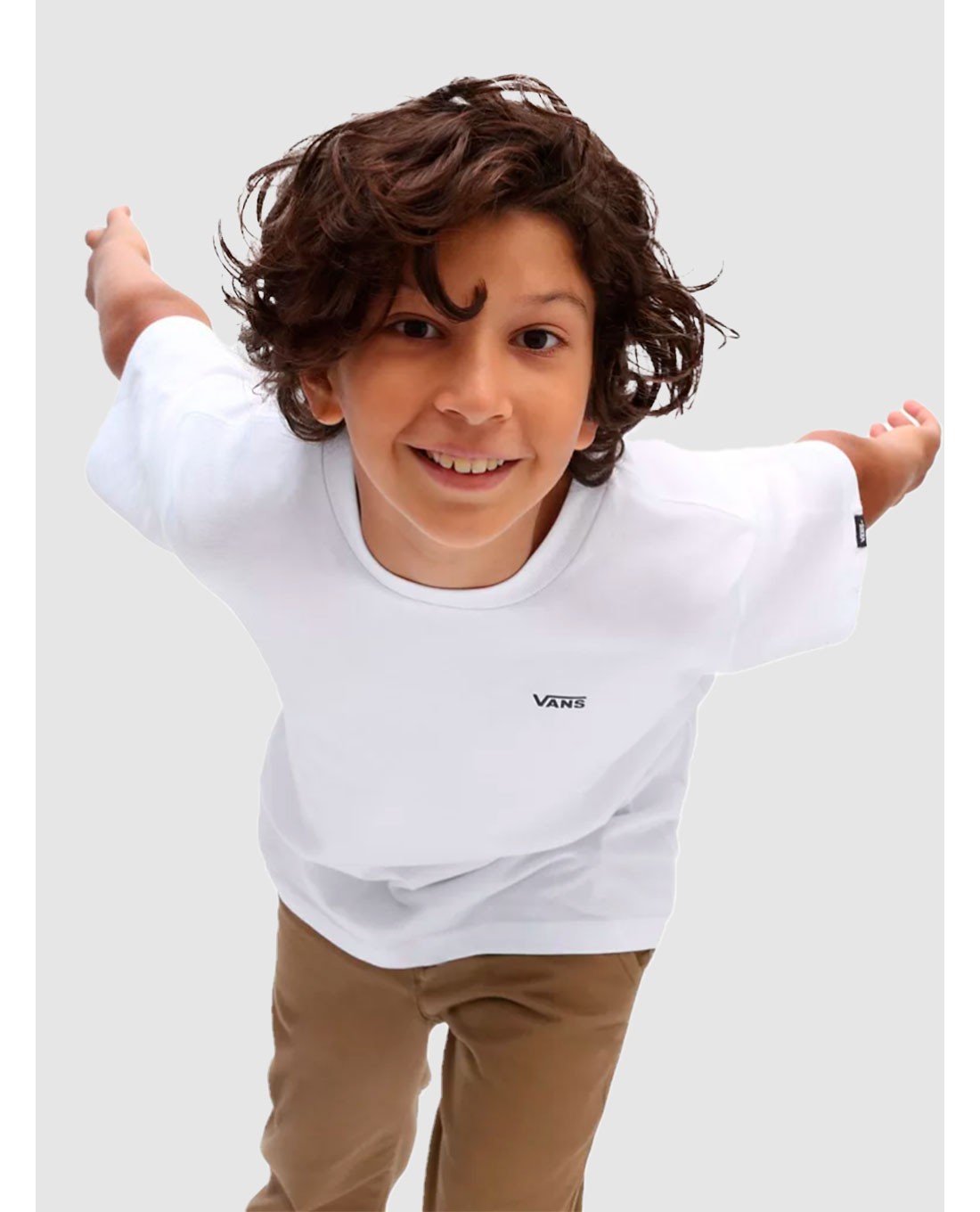 Vans Left Chest Kids T-Shirt white
