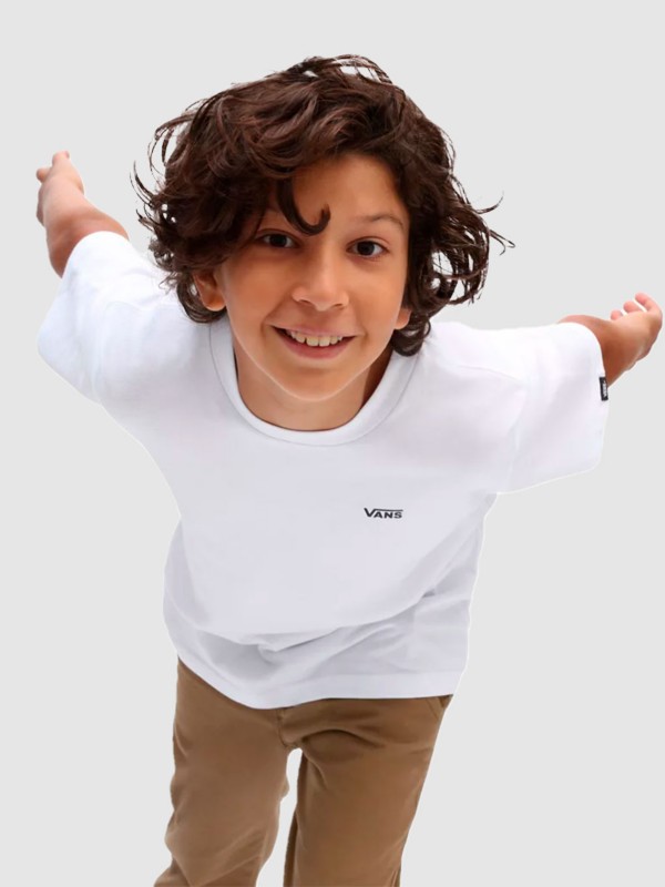 Vans Left Chest Kids T-Shirt white