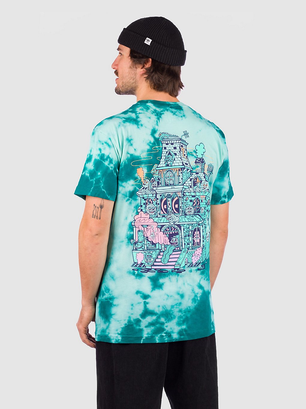 Killer Acid Spookhouse T-Shirt blue tie dye kaufen