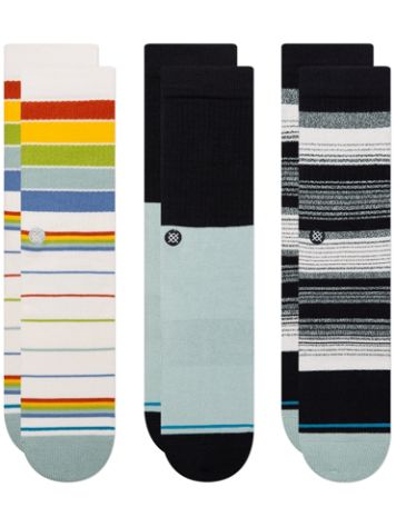 Stance Badwater Crew 3 Pk Chaussettes