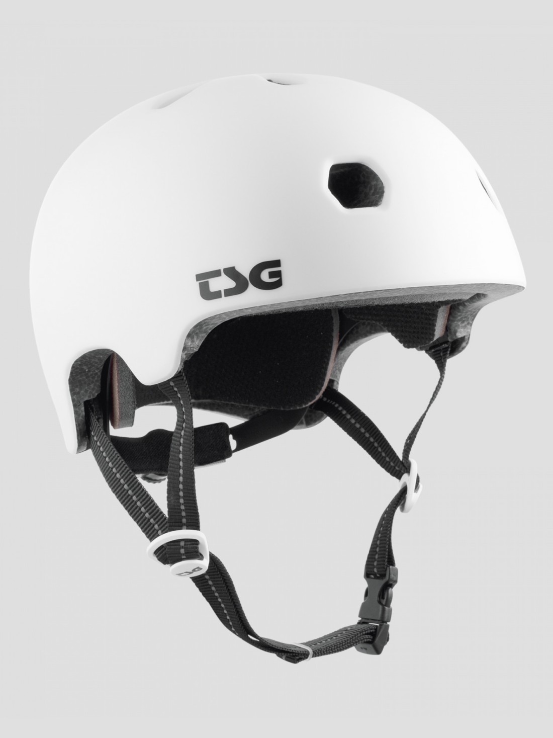 TSG Meta Solid Color Helm satin white