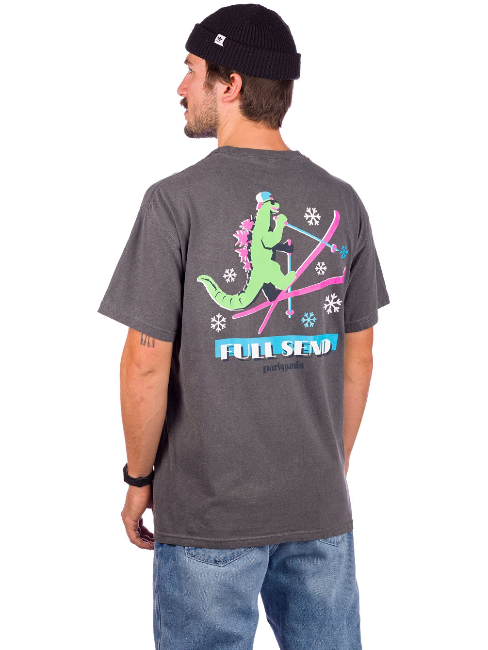 Dino Ripper Ski T-Shirt