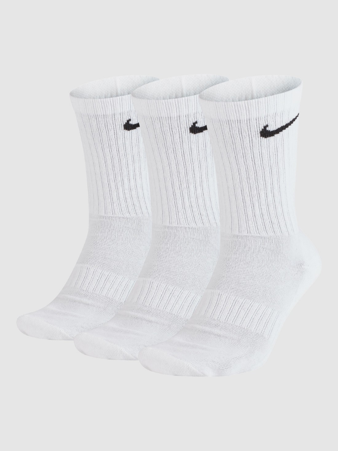 Nike Everyday Cush Crew 3P Socks black