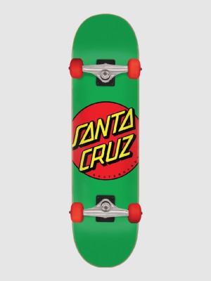 Photos - Skateboard Santa Cruz Classic Dot Mid 7.8" Complete green 