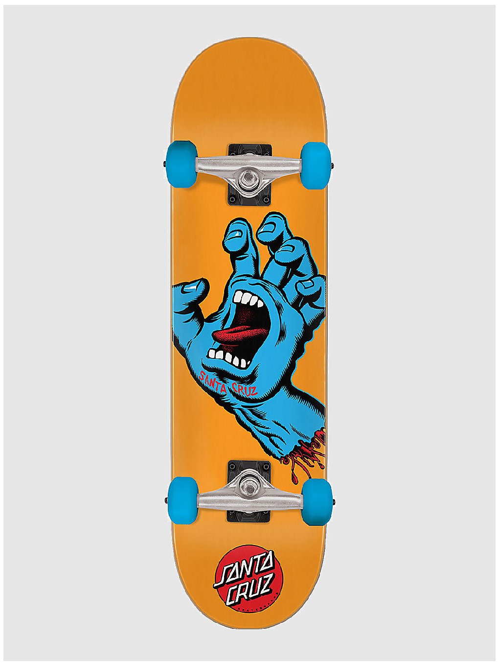 Santa Cruz Screaming Hand Mid 7.8" Skateboard orange kaufen