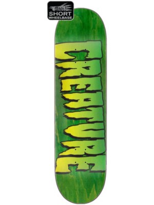 Creature Logo Stumps 8.5 Skateboard Deck green