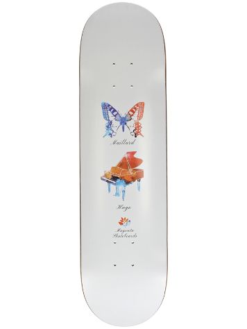Magenta Butterfly 8.125&quot; Hugo Maillard Skateboard Deck