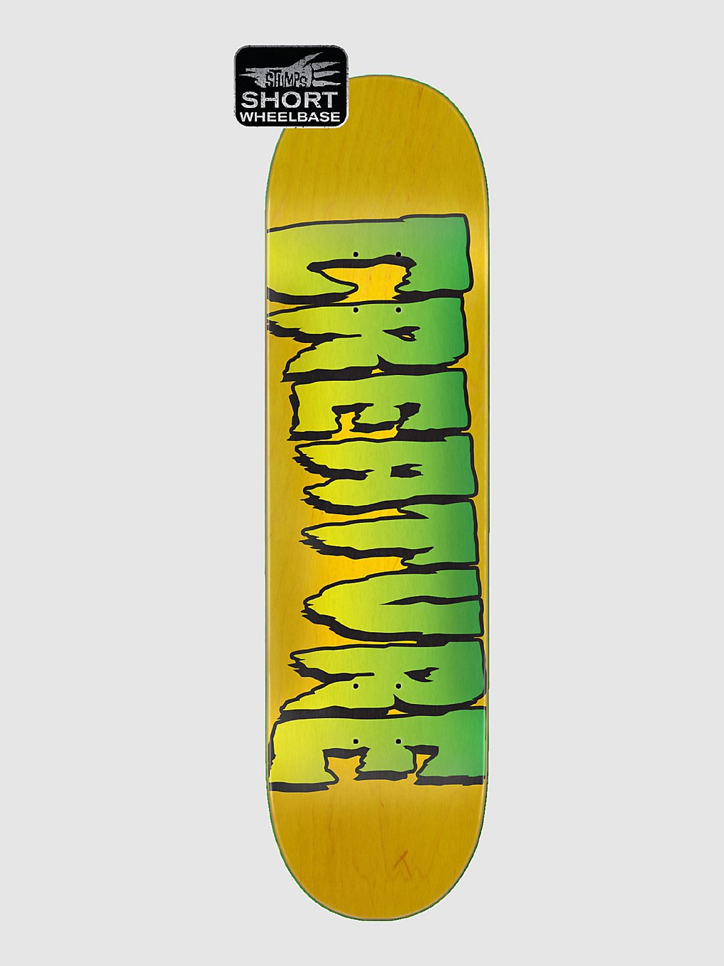 Creature Logo Stumps 8.0" Skateboard Deck yellow kaufen