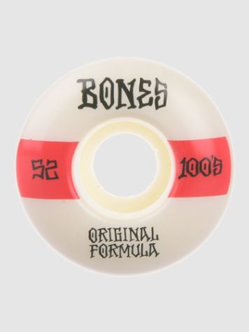 Bones Wheels 100's OG #19 V4 100A Wide 52mm Ruote