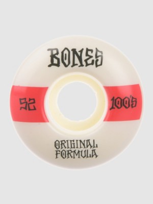 Bones Wheels 100's OG #19 V4 100A Wide 52mm Wielen