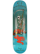 Collins Reaper Skeleton 8.25&amp;#034; Skateboard Deck