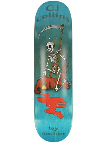 Toy Machine Collins Reaper Skeleton 8.25&quot; Skateboard Deck
