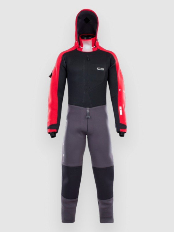 Ion Fuse Drysuit 4/3 Back Zip DL Neoprenanzug red