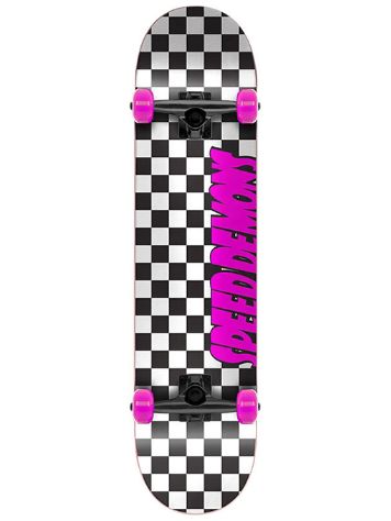 Speed Demons Checkers 7.75&quot; Skate Completo