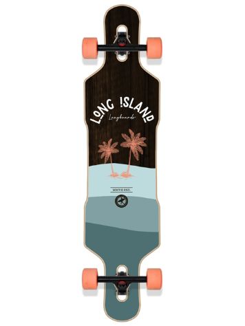Long Island Longboards Stamp Drop Through 41&quot; Complete