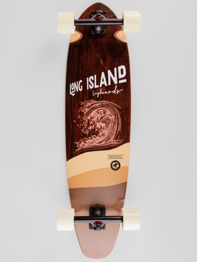 Long Island Longboards Stamp Kicktail 37″ Complete