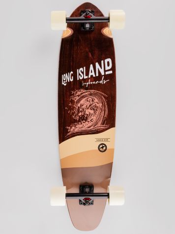 Long Island Longboards Stamp Kicktail 37&quot; Skateboard