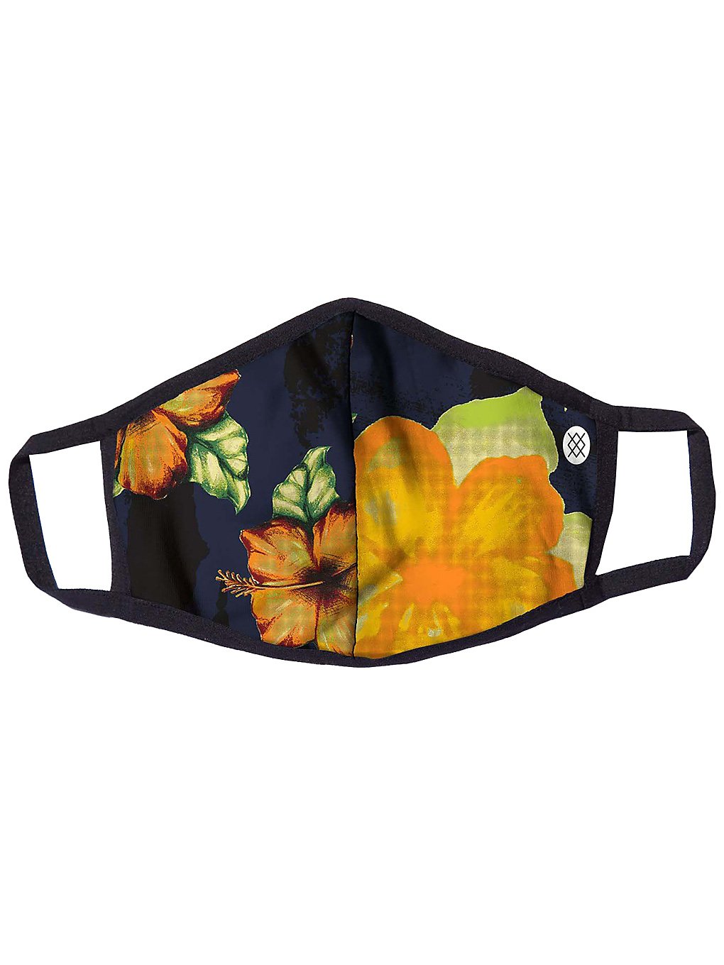 Stance Hibiscus Smear Cloth Mask navy Stance Hibiscus Smear Cloth Mask navy