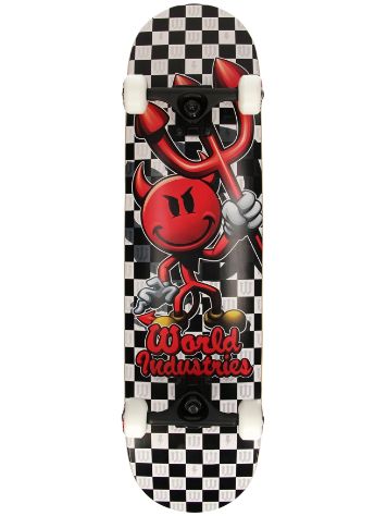 World Industries Devilman Checkers 7.75&quot; Skateboard Completo