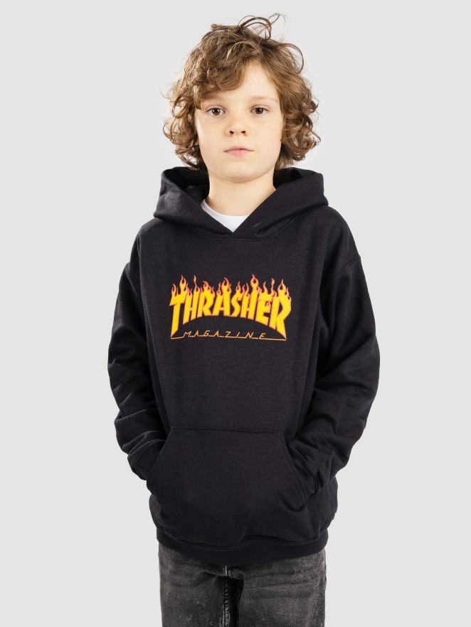 Thrasher Flame Kids Pulover s kapuco