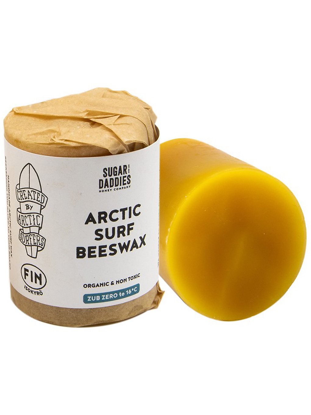 Sugar Daddies Honey Company Arctic 0-16C Surf Wax à motifs