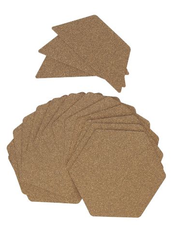 RS Pro Cork Hexatraction Surf 15 Pieces Tail Pad