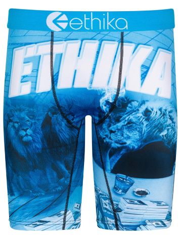 Ethika Blue Print Long Boxershorts
