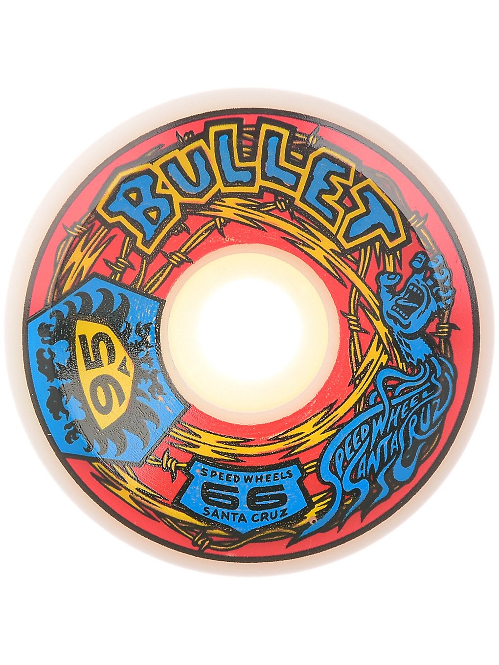 OJ Wheels Bullet 66 Speedwheels Reissue 95A Wheels blanc