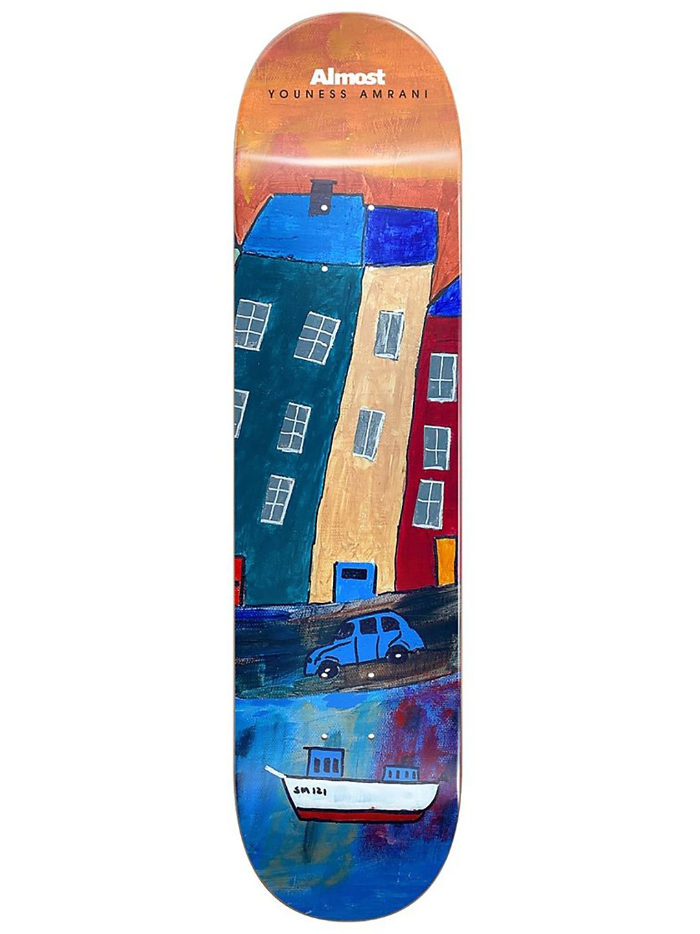 Almost Youness Places R7 8.0 Skateboard Deck uni