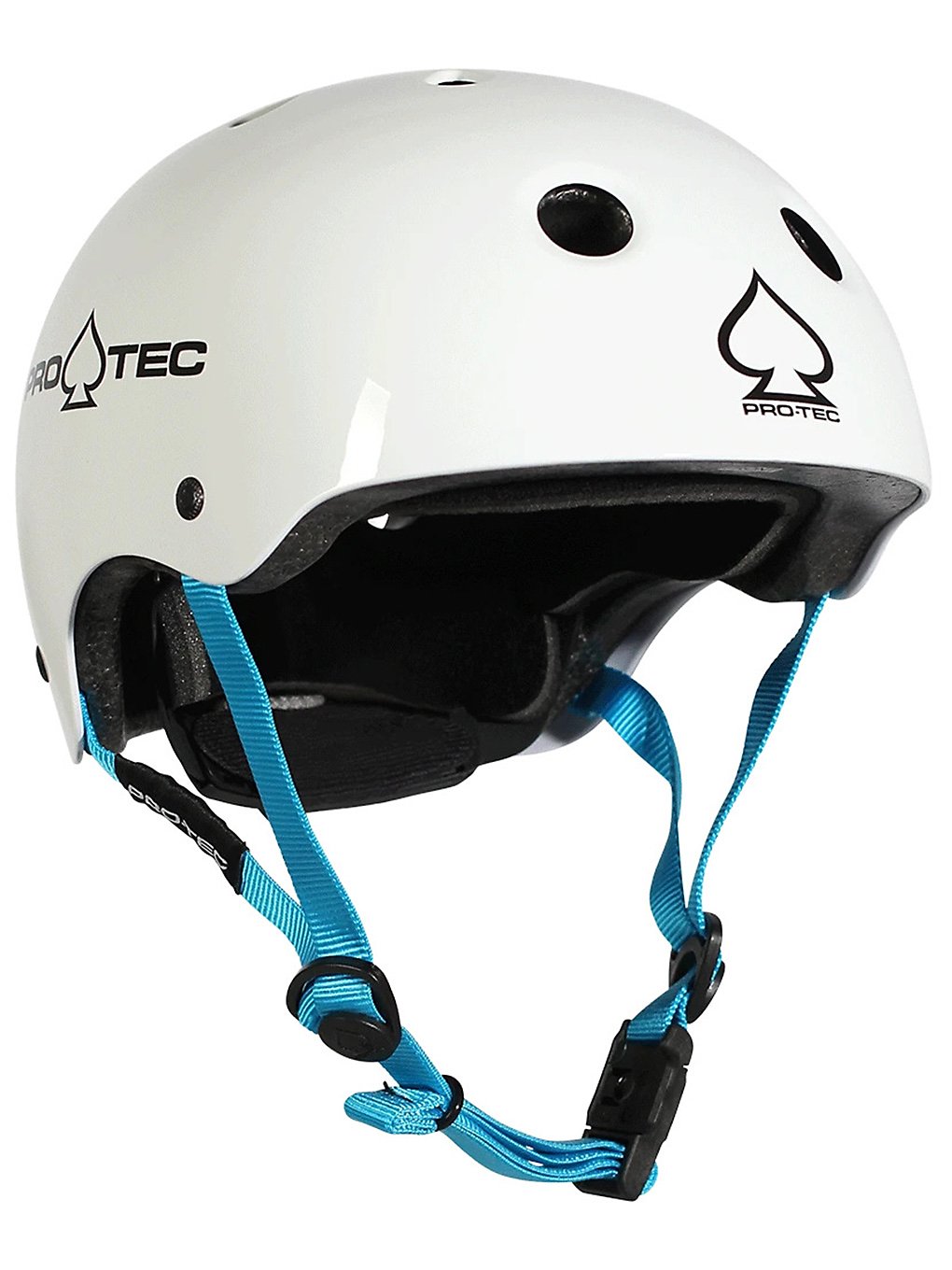PRO-TEC JR Classic Fit Certified Gloss Helmet gloss white