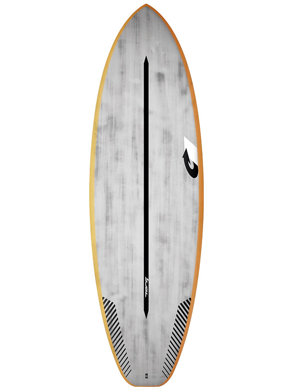 Torq Act Prepreg Pg-R 5'6 Orangerail Surfboard grå