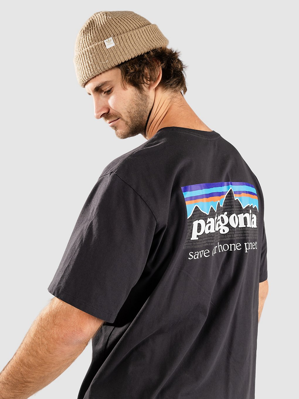 Patagonia P-6 Mission Organic T-Shirt ink black kaufen