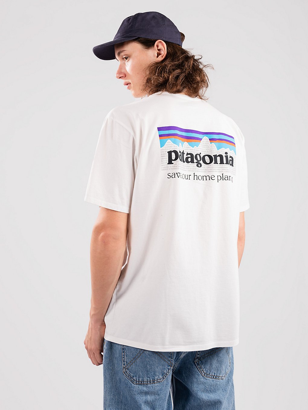 Patagonia P-6 Mission Organic T-Shirt white kaufen