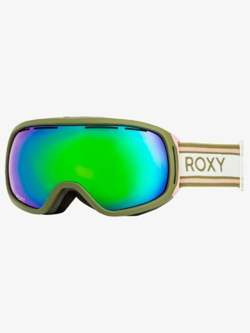 Roxy Rockferry Color Luxe Burnt Olive Goggle