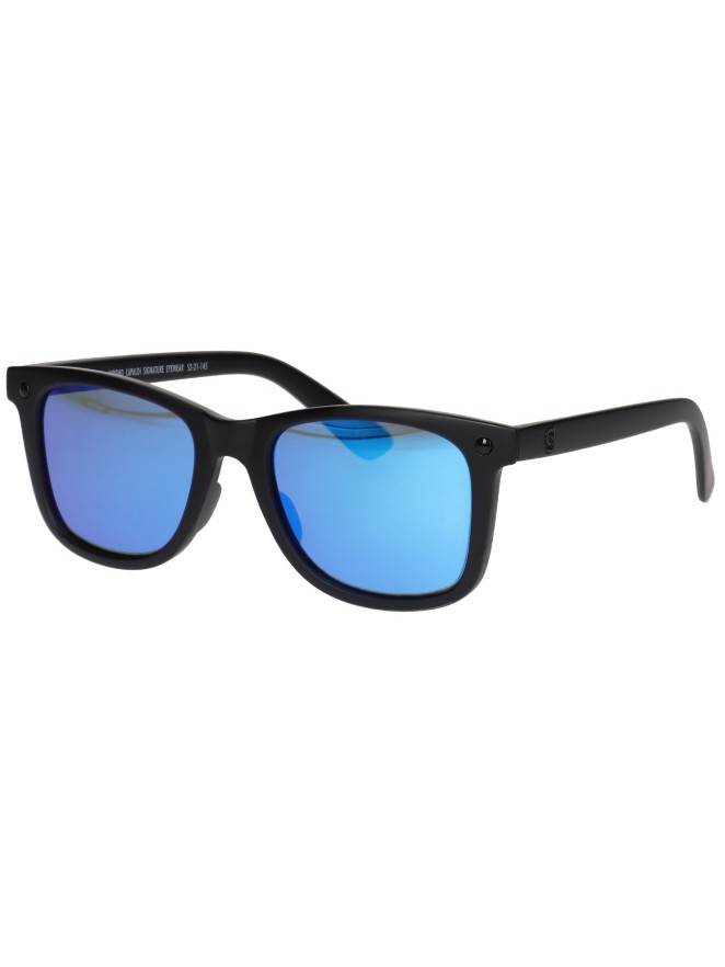 Glassy Mikemo Premium Polarized Matte Black Sunglas