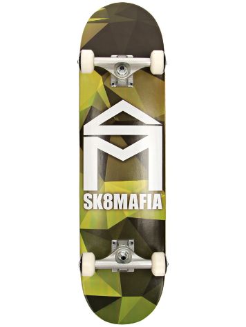 SK8 Mafia House Logo Camo 7.87&quot; Skate Completo