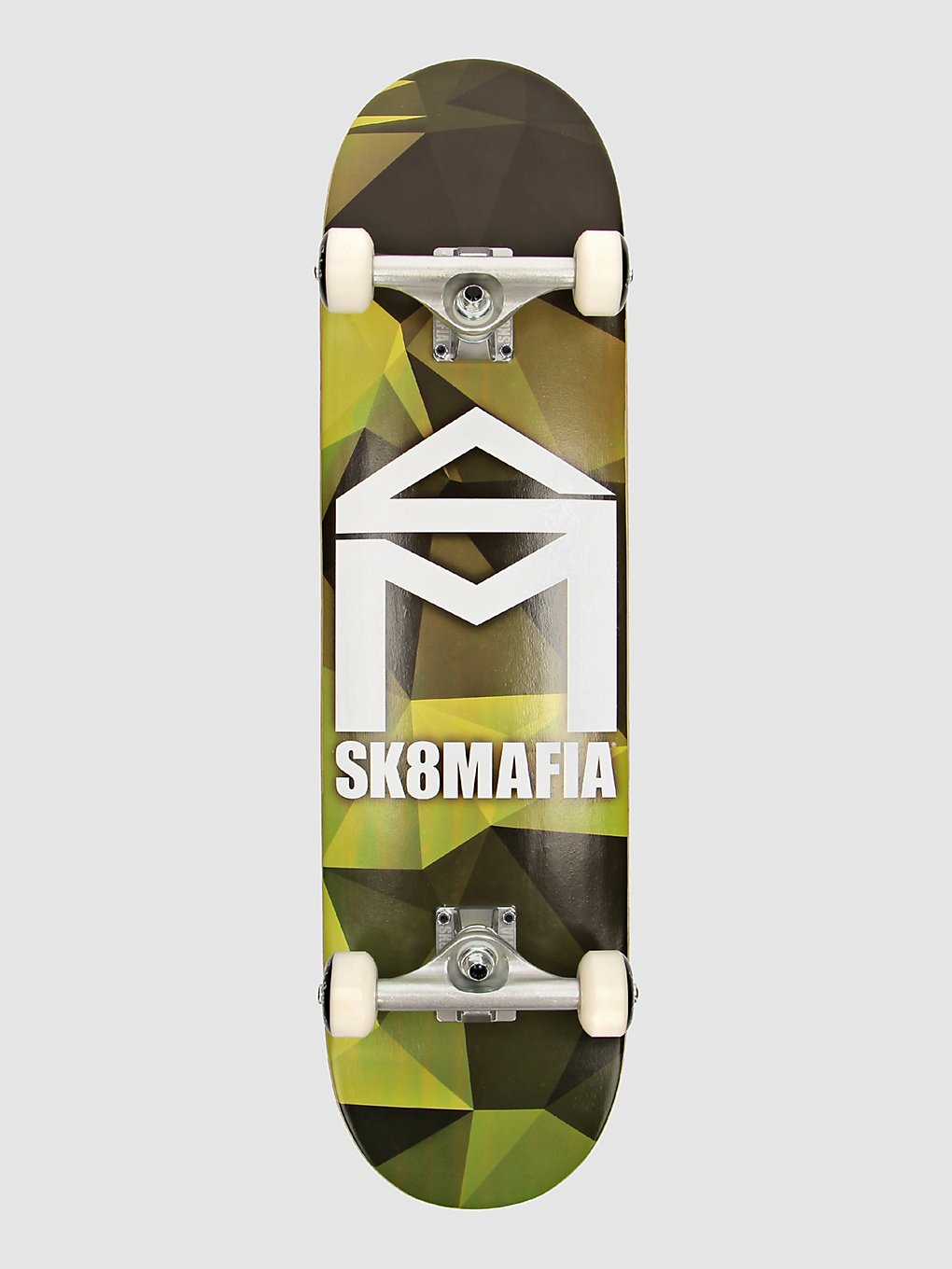 SK8 Mafia House Logo Camo 7.87" Skateboard green kaufen