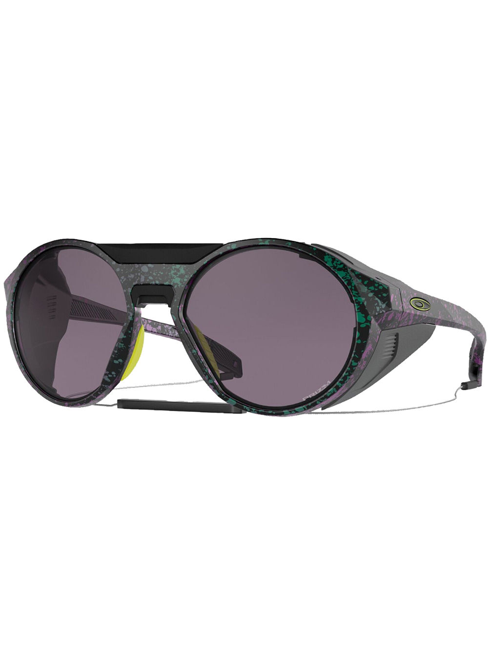 Clifden Black Green Purple Splatter Solbriller