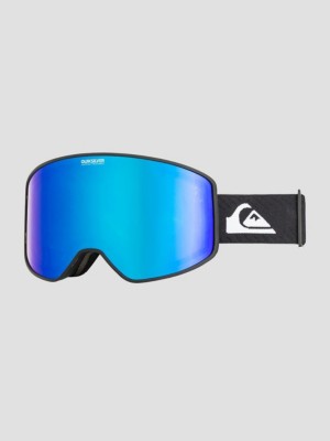 Photos - Ski Goggles Quiksilver Storm True Black Goggle amber rose ml blue 