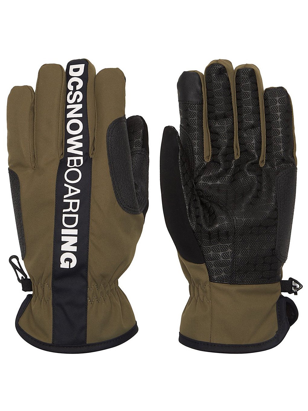 dc salute gloves olive night