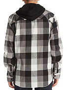 Ruckus Hooded Flannel Skjorta