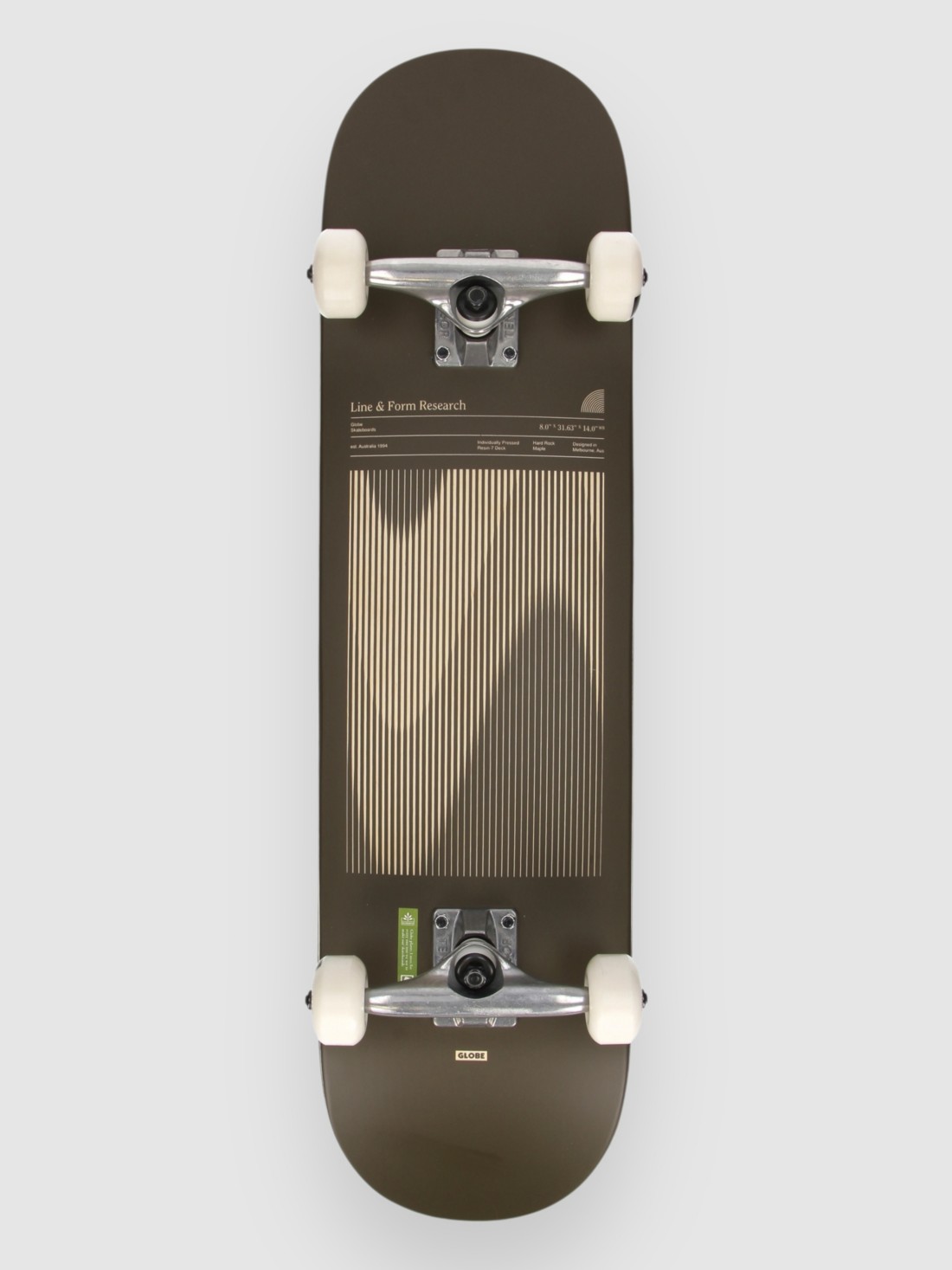Globe G1 Lineform 8.0" Skateboard olive