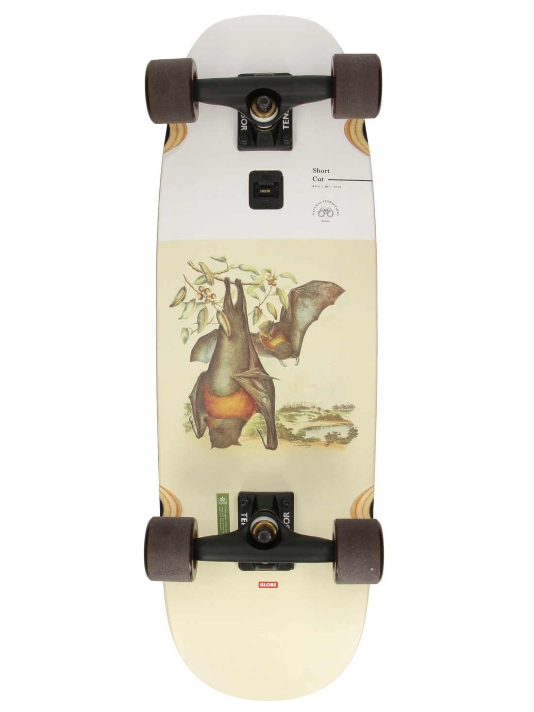 Globe Short Cut 28" Cruiser flying foxes