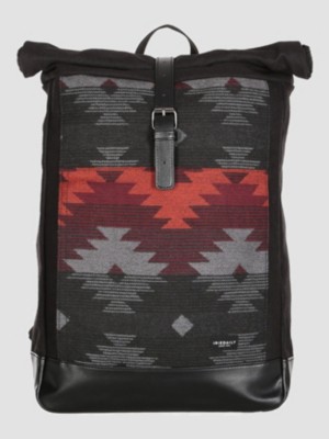 Iriedaily Santania Rolltop Backpack anthra red